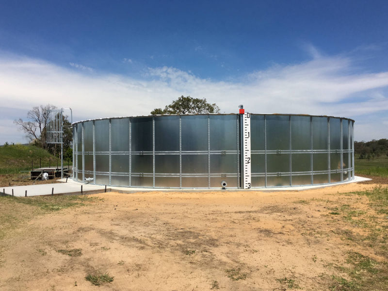 Southern Cross 600,000 litre Water Tank - Lined Panel Tank