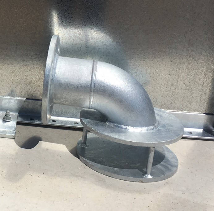 Water Tank - Galvanised Steel Anti Vortex Plate 